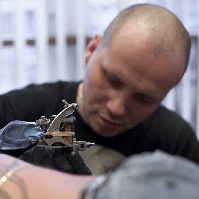 White Criminal Tattoo artist portrait